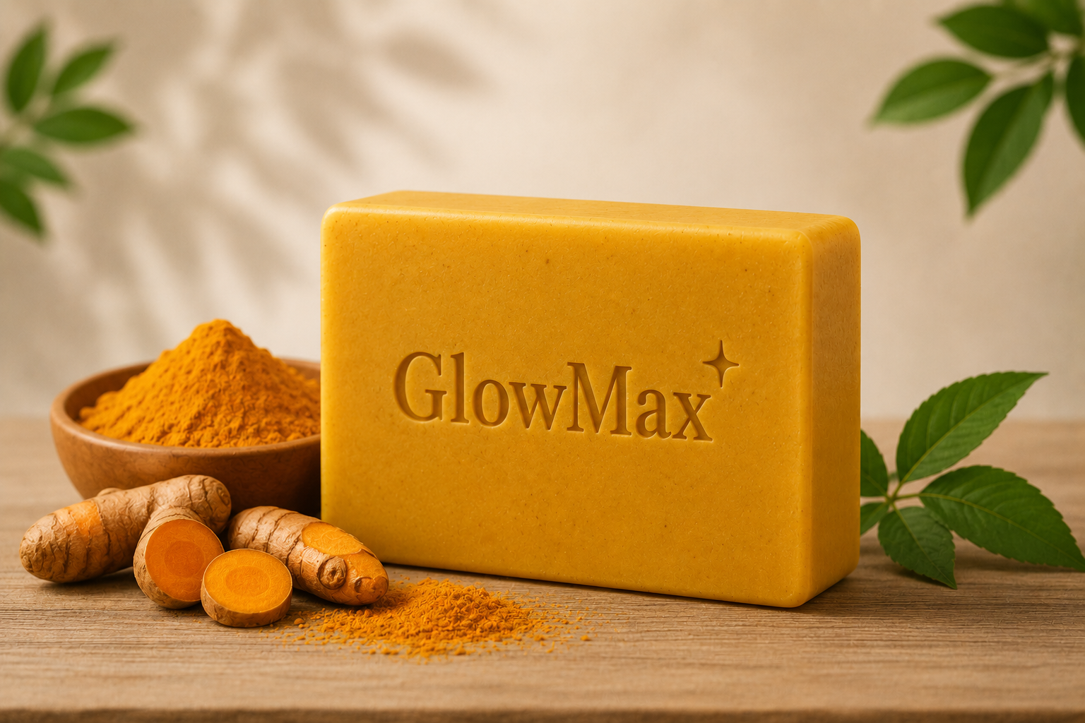 GlowMax™ Turmeric Soap | Handmade Brightening Herbal Soap