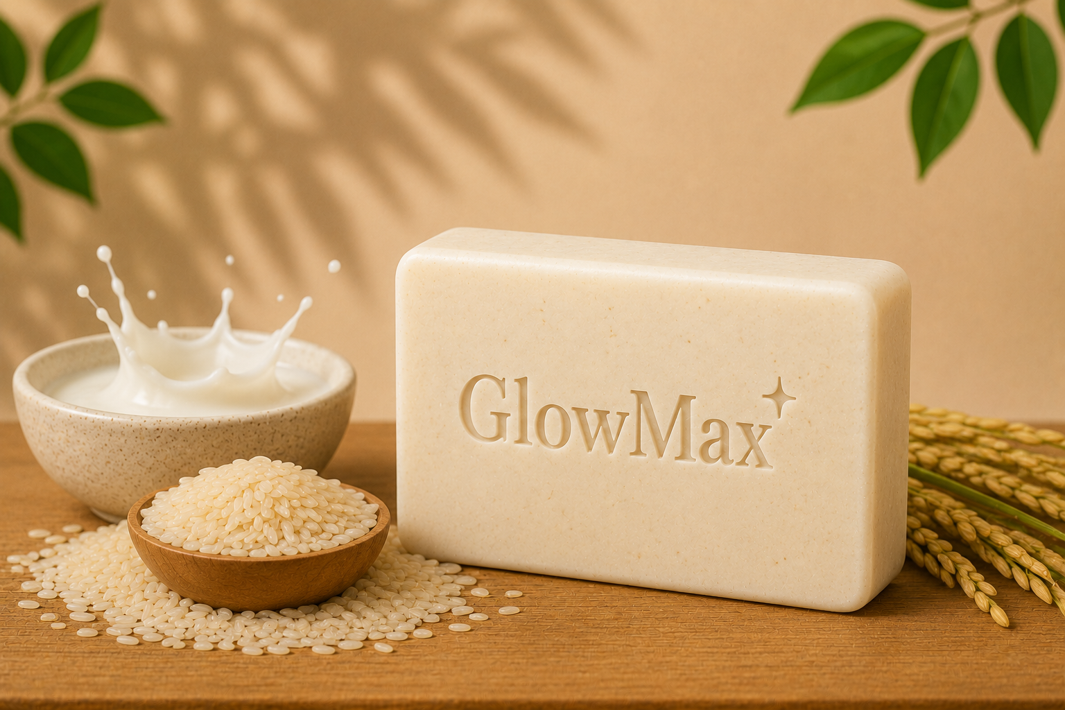 GlowMax™ Rice Milk Soap | Handmade Brightening & Nourishing Soap